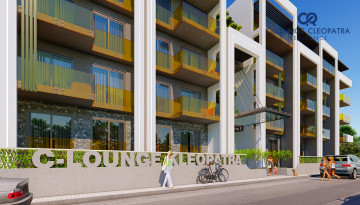 Новый комплекс с развитой инфраструктурой и различными планировками квартир всего в 350 м от знаменитого пляжа Клеопатры, 54-120 м2 - Ракурс 17