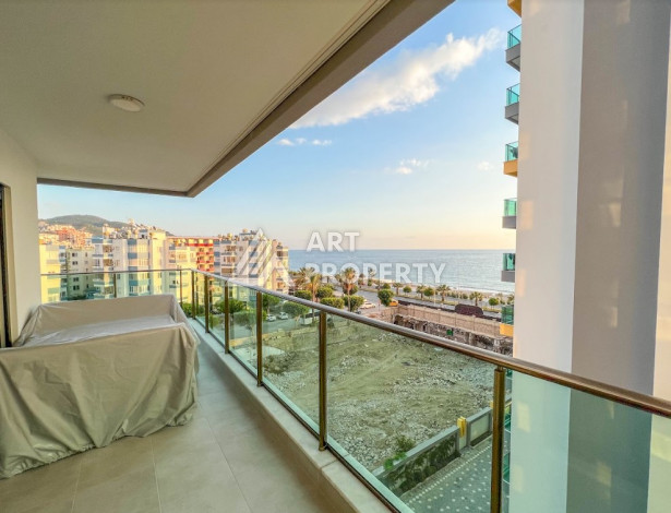 Апартаменты на первой береговой линии в великолепном комплексе в районе Махмутлар, 2+1, 90м2 - Ракурс 9