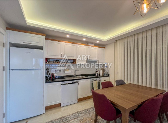 Апартаменты на первой береговой линии в великолепном комплексе в районе Махмутлар, 2+1, 90м2 - Ракурс 10