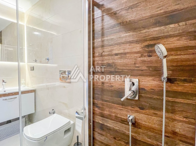 Апартаменты на первой береговой линии в великолепном комплексе в районе Махмутлар, 2+1, 90м2 - Ракурс 12