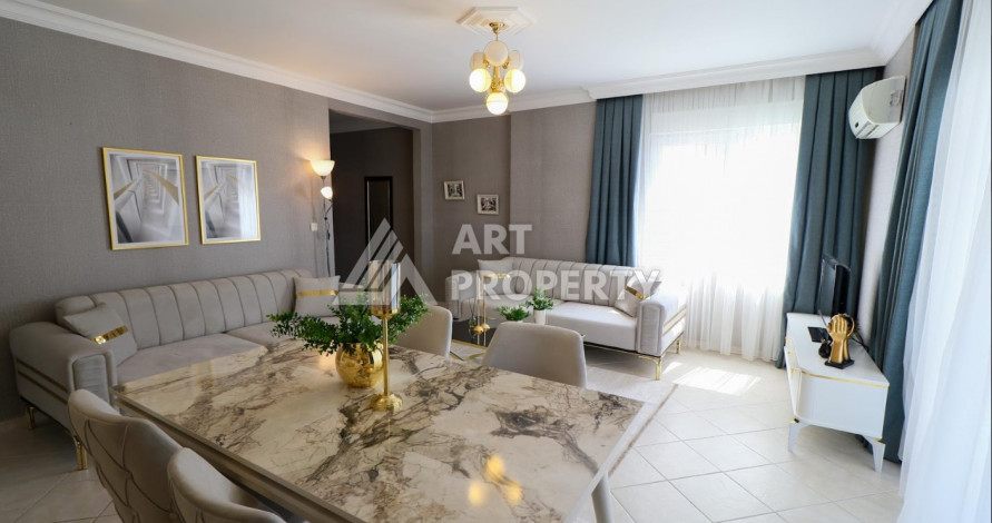 Апартаменты с мебелью в курортном районе Махмутлар планировки 2+1, 110м2 - Ракурс 2