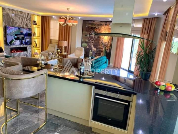 Новая вилла 4+1 с видами на море и горы в районе Каргыджак, 300 м2 - Ракурс 4