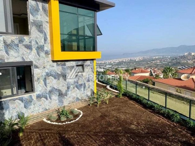 Новая вилла 4+1 с видами на море и горы в районе Каргыджак, 300 м2 - Ракурс 7