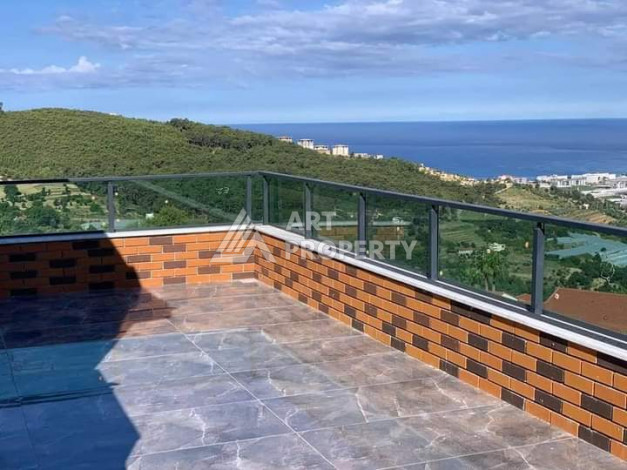 Новая вилла 4+1 с видами на море и горы в районе Каргыджак, 300 м2 - Ракурс 9