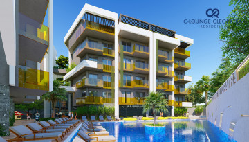 Новый комплекс с развитой инфраструктурой и различными планировками квартир всего в 350 м от знаменитого пляжа Клеопатры, 54-120 м2 - Ракурс 21
