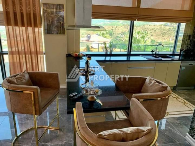 Новая вилла 4+1 с видами на море и горы в районе Каргыджак, 300 м2 - Ракурс 16