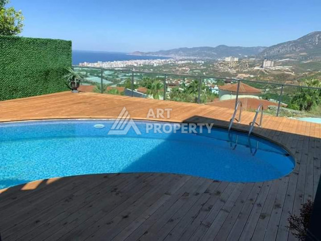 Новая вилла 4+1 с видами на море и горы в районе Каргыджак, 300 м2 - Ракурс 17