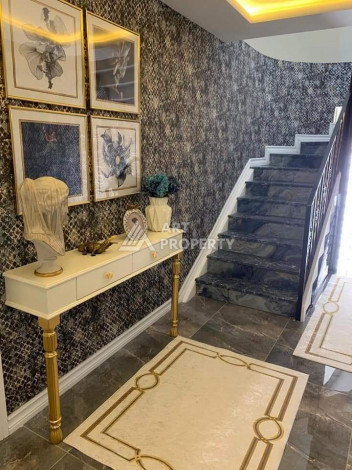 Новая вилла 4+1 с видами на море и горы в районе Каргыджак, 300 м2 - Ракурс 26