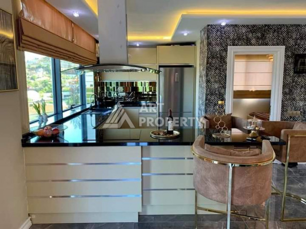 Новая вилла 4+1 с видами на море и горы в районе Каргыджак, 300 м2 - Ракурс 31