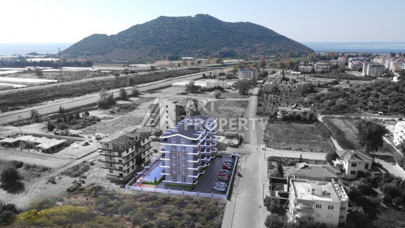 Новый проект на этапе строительства в Газипаша - Ракурс 2