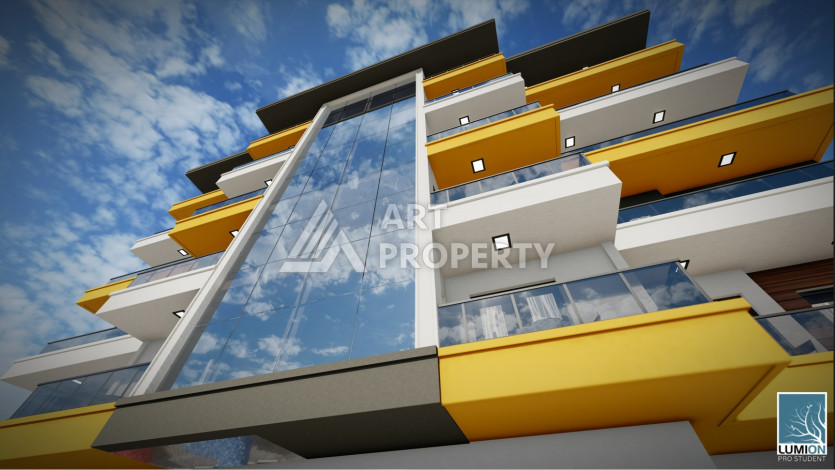 Уютный комплекс, всего на 16 квартир, расположенный в районе Чыплаклы - Ракурс 6