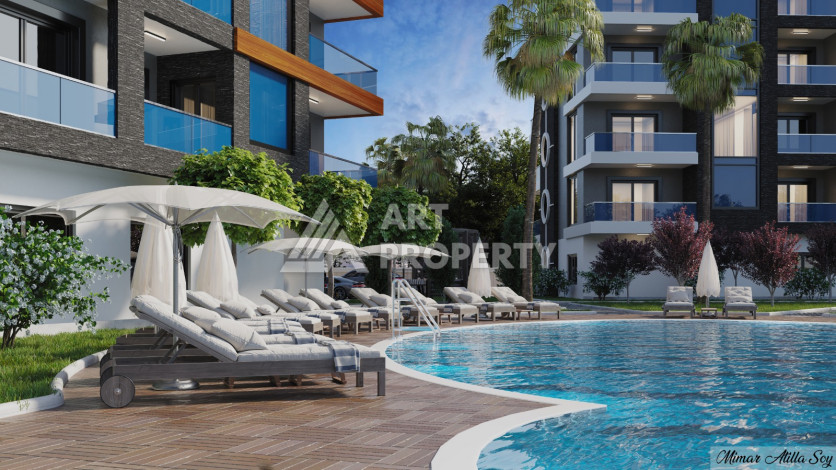 Инвестиционный проект на этапе строительства в Махмутларе! - Ракурс 8