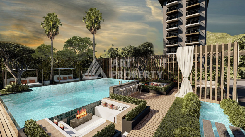 Инвестиционный проект с выгодной локацией в центре района Махмутлар! - Ракурс 3