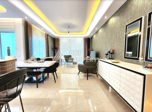 Роскошная квартира планировки 2+1 в комплексе с полной инфраструктурой, 130м2 - Ракурс 2