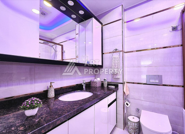 Роскошная квартира планировки 2+1 в комплексе с полной инфраструктурой, 130м2 - Ракурс 15