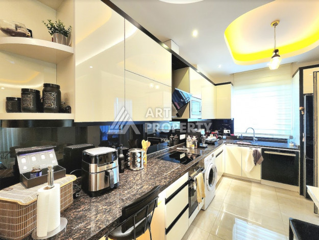 Роскошная квартира планировки 2+1 в комплексе с полной инфраструктурой, 130м2 - Ракурс 19