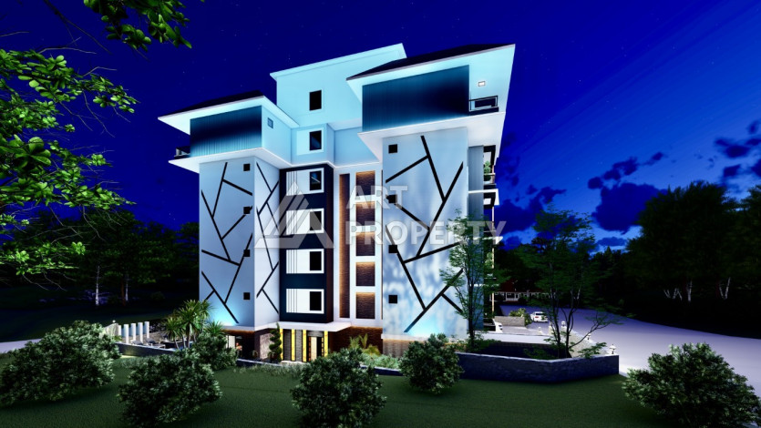 Новый инвестиционный проект с апартаментами 1+1 и 2+1 в районе Авсаллар - Ракурс 12