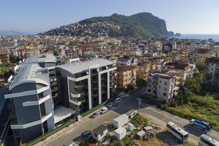 Новый комплекс с развитой инфраструктурой и различными планировками квартир всего в 350 м от знаменитого пляжа Клеопатры, 54-120 м2 - Ракурс 29