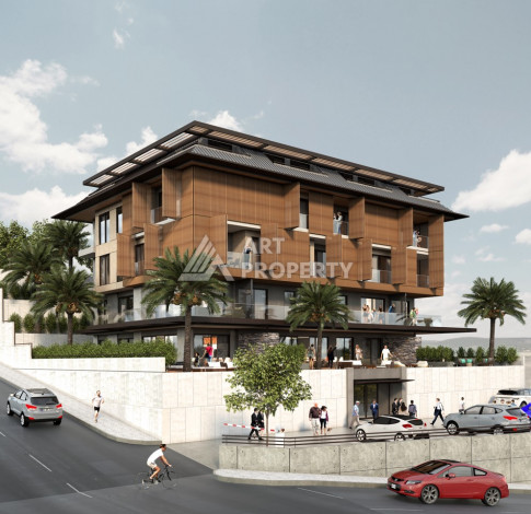 Элитный жилой комплекс в центре Аланьи, с видовыми апартаментами - Ракурс 3