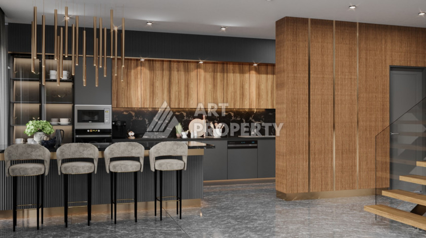 Элитный жилой комплекс в центре Аланьи, с видовыми апартаментами - Ракурс 9