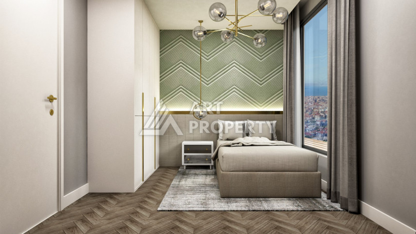 Элитный жилой комплекс в центре Аланьи, с видовыми апартаментами - Ракурс 14