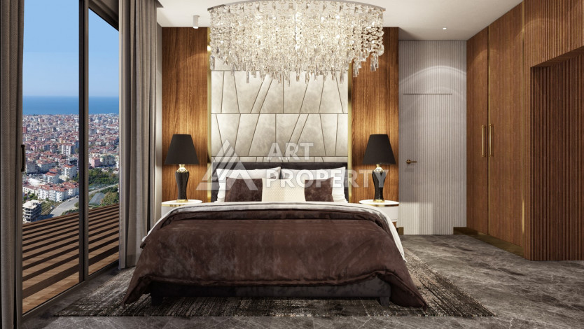 Элитный жилой комплекс в центре Аланьи, с видовыми апартаментами - Ракурс 17