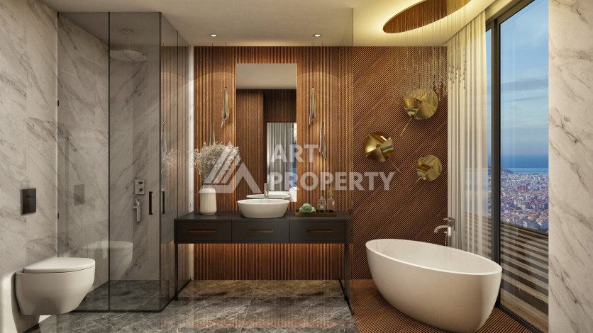 Элитный жилой комплекс в центре Аланьи, с видовыми апартаментами - Ракурс 22