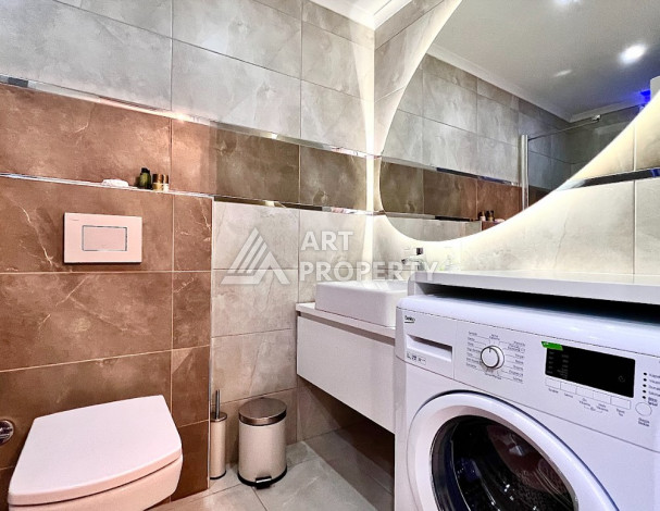 Меблированные апартаменты на высоком этаже в жилом комплексе с хорошей инфраструктурой, 120м2, 2+1 - Ракурс 12