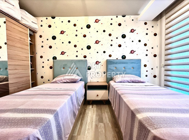 Меблированные апартаменты на высоком этаже в жилом комплексе с хорошей инфраструктурой, 120м2, 2+1 - Ракурс 15