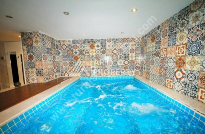 Меблированные апартаменты на высоком этаже в жилом комплексе с хорошей инфраструктурой, 120м2, 2+1 - Ракурс 31