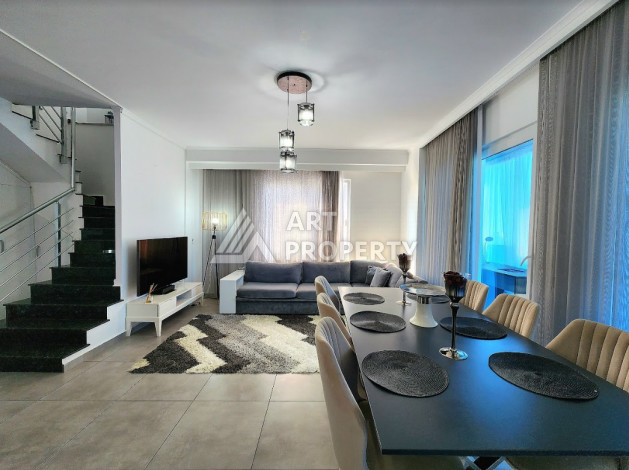 Дуплекс в современном стиле планировки 2+1 в районе Махмутлар, 120м2 - Ракурс 13