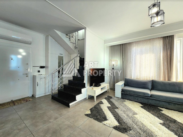 Дуплекс в современном стиле планировки 2+1 в районе Махмутлар, 120м2 - Ракурс 16