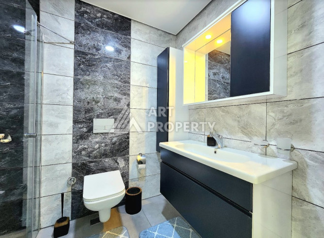 Дуплекс в современном стиле планировки 2+1 в районе Махмутлар, 120м2 - Ракурс 18