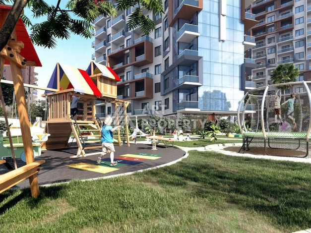 Апартаменты в шикарном жилом комплексе в районе Махмутлар, 60м2, 1+1 - Ракурс 7