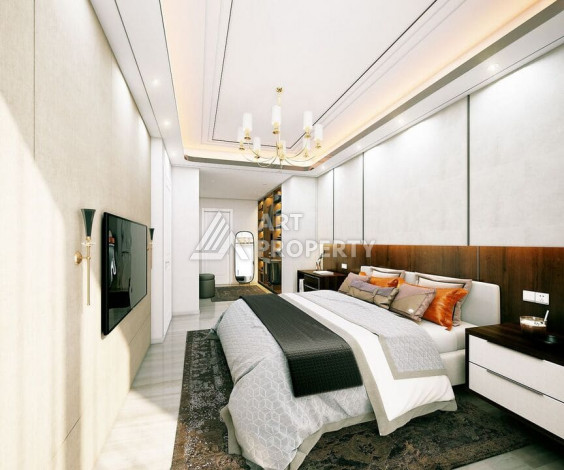 Апартаменты в шикарном жилом комплексе в районе Махмутлар, 60м2, 1+1 - Ракурс 15