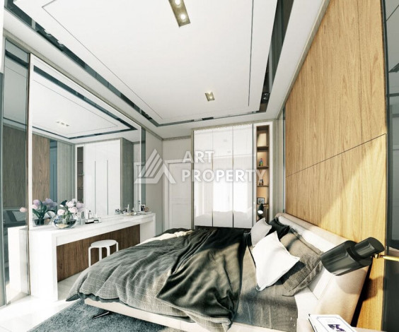 Апартаменты в шикарном жилом комплексе в районе Махмутлар, 60м2, 1+1 - Ракурс 20