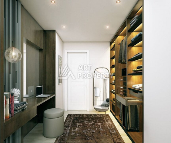 Апартаменты в шикарном жилом комплексе в районе Махмутлар, 60м2, 1+1 - Ракурс 23