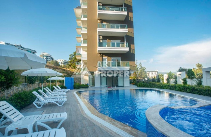 Апартаменты в уютном жилом комплексе планировки 1+1 в районе Авсаллар, 56м2 - Ракурс 3