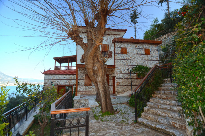 Эксклюзивный дом в Османском стиле с панорамным видом на Аланью! 350м2 - Ракурс 0