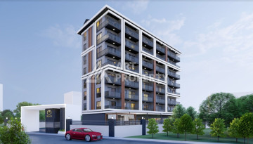 Апартаменты в шикарном новом комплексе в районе Авсаллар планировки 1+1, 57м2 - Ракурс 2