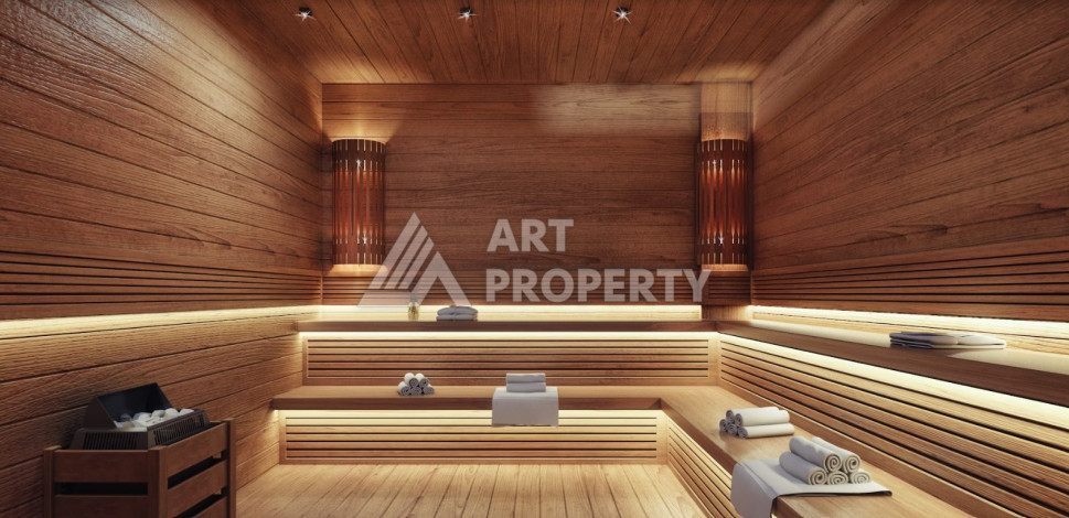 Апартаменты в шикарном новом комплексе в районе Авсаллар планировки 1+1, 57м2 - Ракурс 21