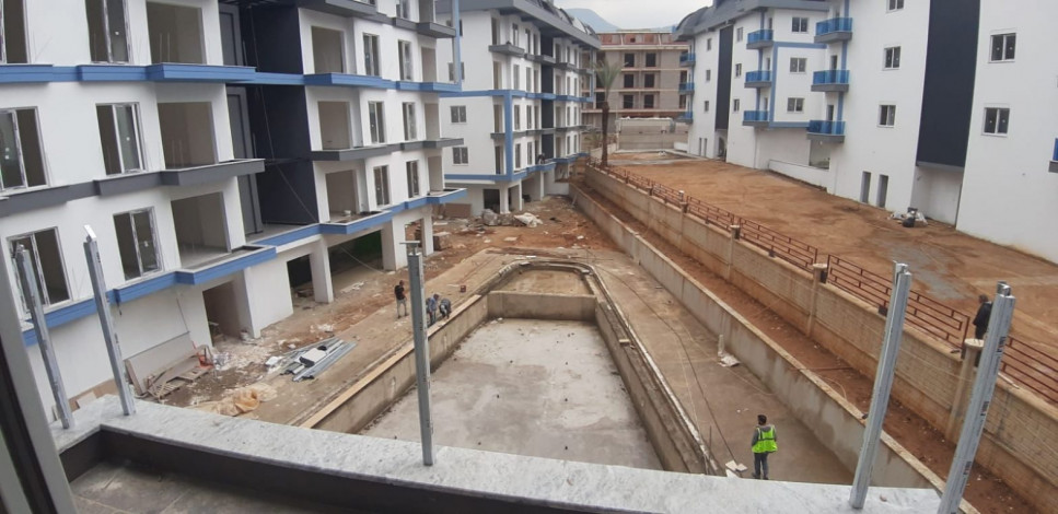 Двухкомнатные апартаменты в элитном комплексе в районе Оба, 55 м2 - Ракурс 6