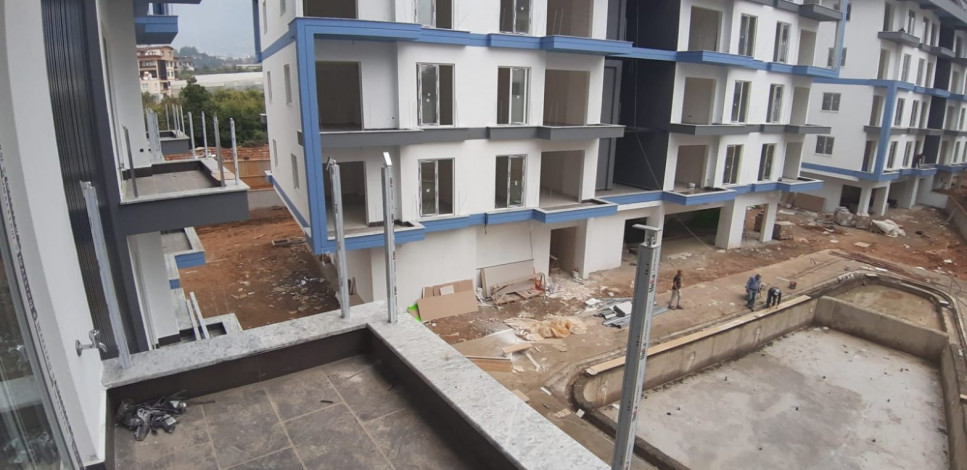 Двухкомнатные апартаменты в элитном комплексе в районе Оба, 55 м2 - Ракурс 7