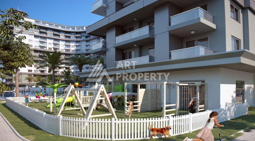 Апартаменты в шикарной резиденции с богатой инфраструктурой в районе Махмутлар, 1+1, 60м2 - Ракурс 15