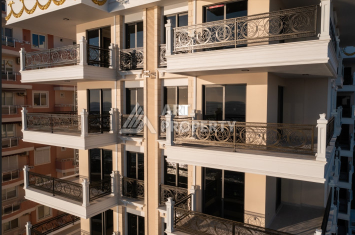 Апартаменты 2+1 класса люкс с мебелью, в центре района Махмутлар - Ракурс 2