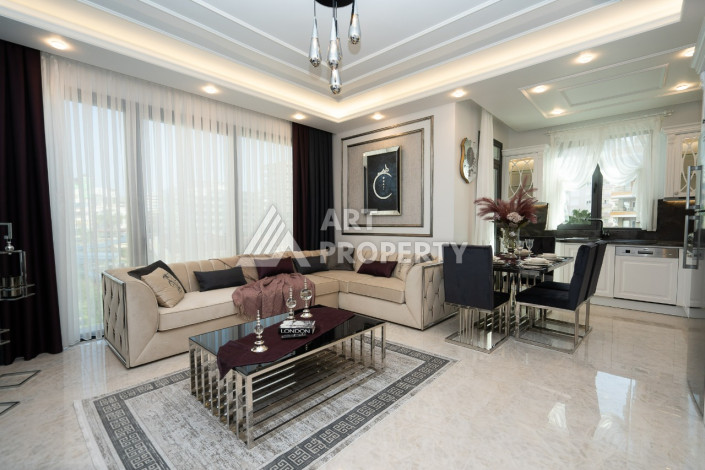 Апартаменты 2+1 класса люкс с мебелью, в центре района Махмутлар - Ракурс 4