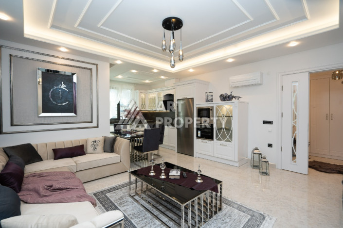 Апартаменты 2+1 класса люкс с мебелью, в центре района Махмутлар - Ракурс 5