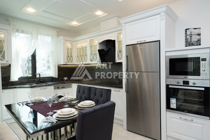 Апартаменты 2+1 класса люкс с мебелью, в центре района Махмутлар - Ракурс 6