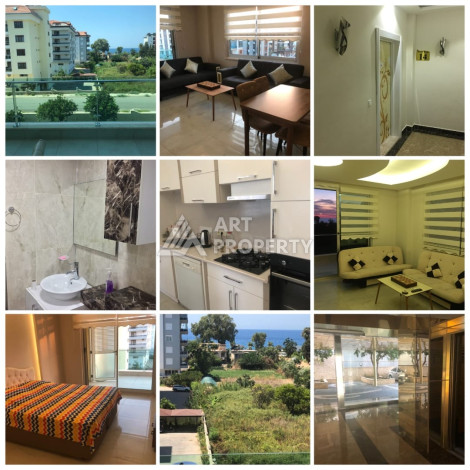 Квартира с чудесным видом на море в районе Кестель планировки 1+1, 75м2 - Ракурс 2