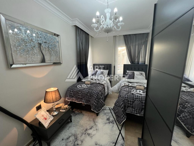 Квартира со стильным ремонтом и мебелью класса люкс в районе Махмутлар, 2+1, 120м2 - Ракурс 6